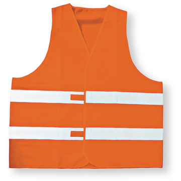 Gilet de sécurité haute visibilité orange (EN 471)